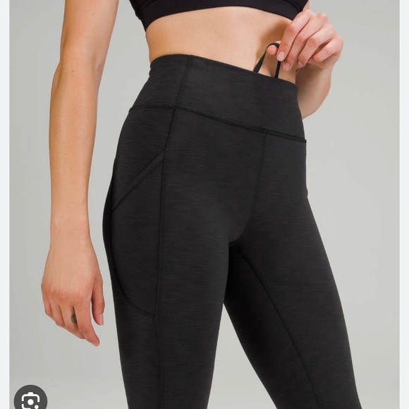 Lululemon Invigorate High Rise Tights 28” Black Size 2 - Picture 3 of 7